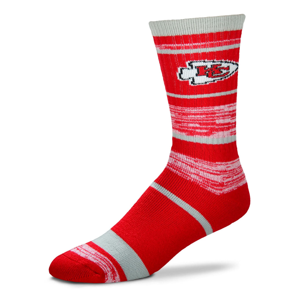 Kansas City Chiefs RMC Stripe Socks - Large