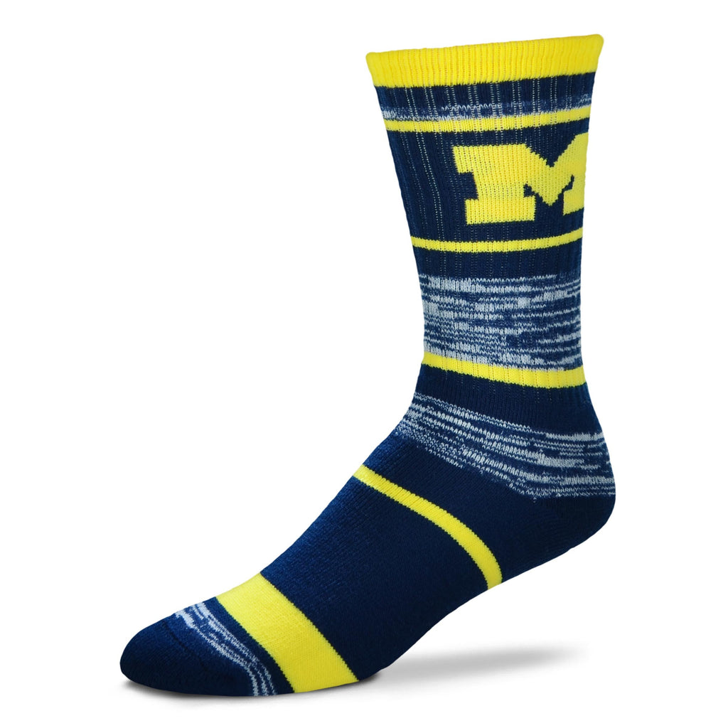 Michigan Wolverines RMC Stripe Socks