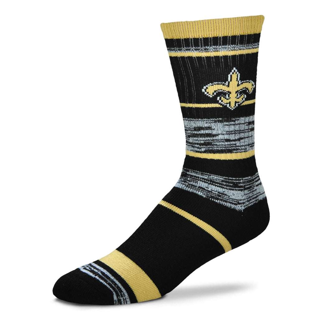 New Orleans Saints RMC Stripe Socks - Large