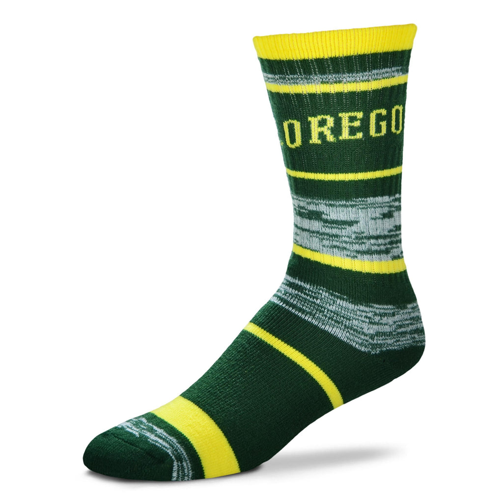 Oregon Ducks RMC Stripe Socks - Large