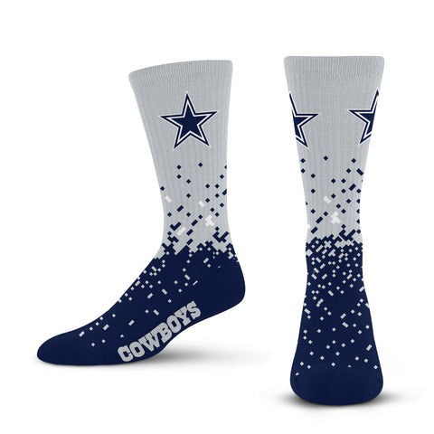 Dallas Cowboys Spray Zone Socks - Large