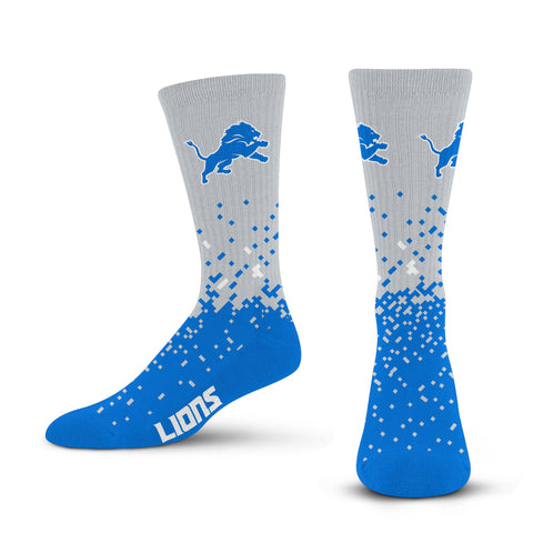 Detroit Lions Spray Zone Socks - Large