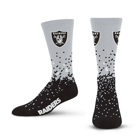 Las Vegas Raiders Spray Zone Socks - Large