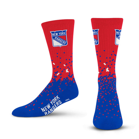 New York Rangers Spray Zone Socks - Large