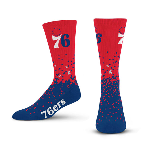 Philadelphia 76ers Spray Zone Socks - Large