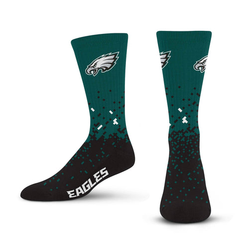 Philadelphia Eagles Spray Zone Socks - Large