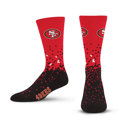 San Francisco 49ers Spray Zone Socks - Large