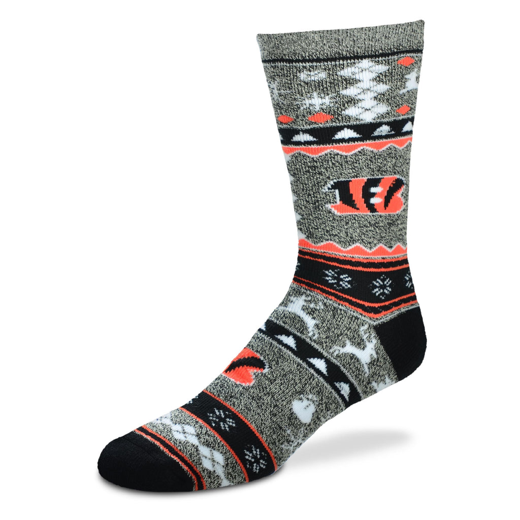 Cincinnati Bengals Christmas Socks - Large