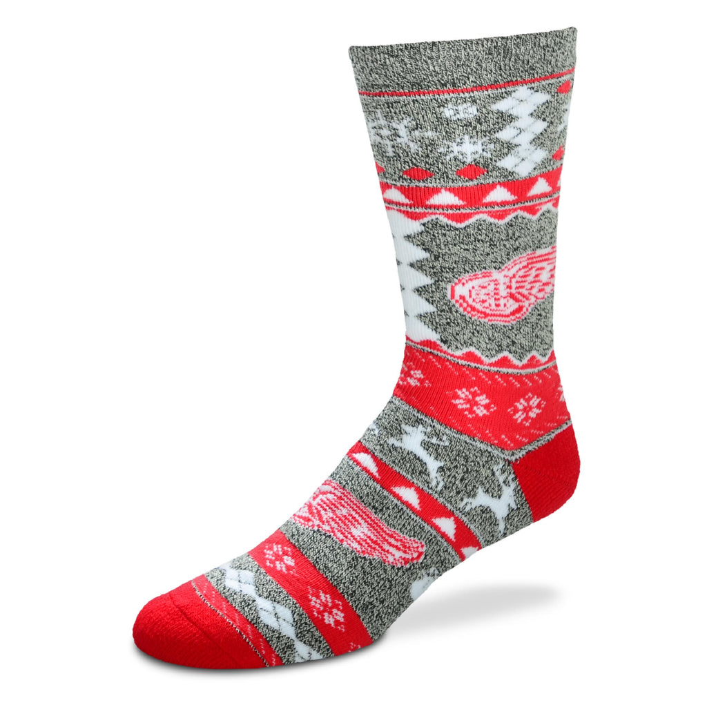 Detroit Red Wings Christmas Socks - Large