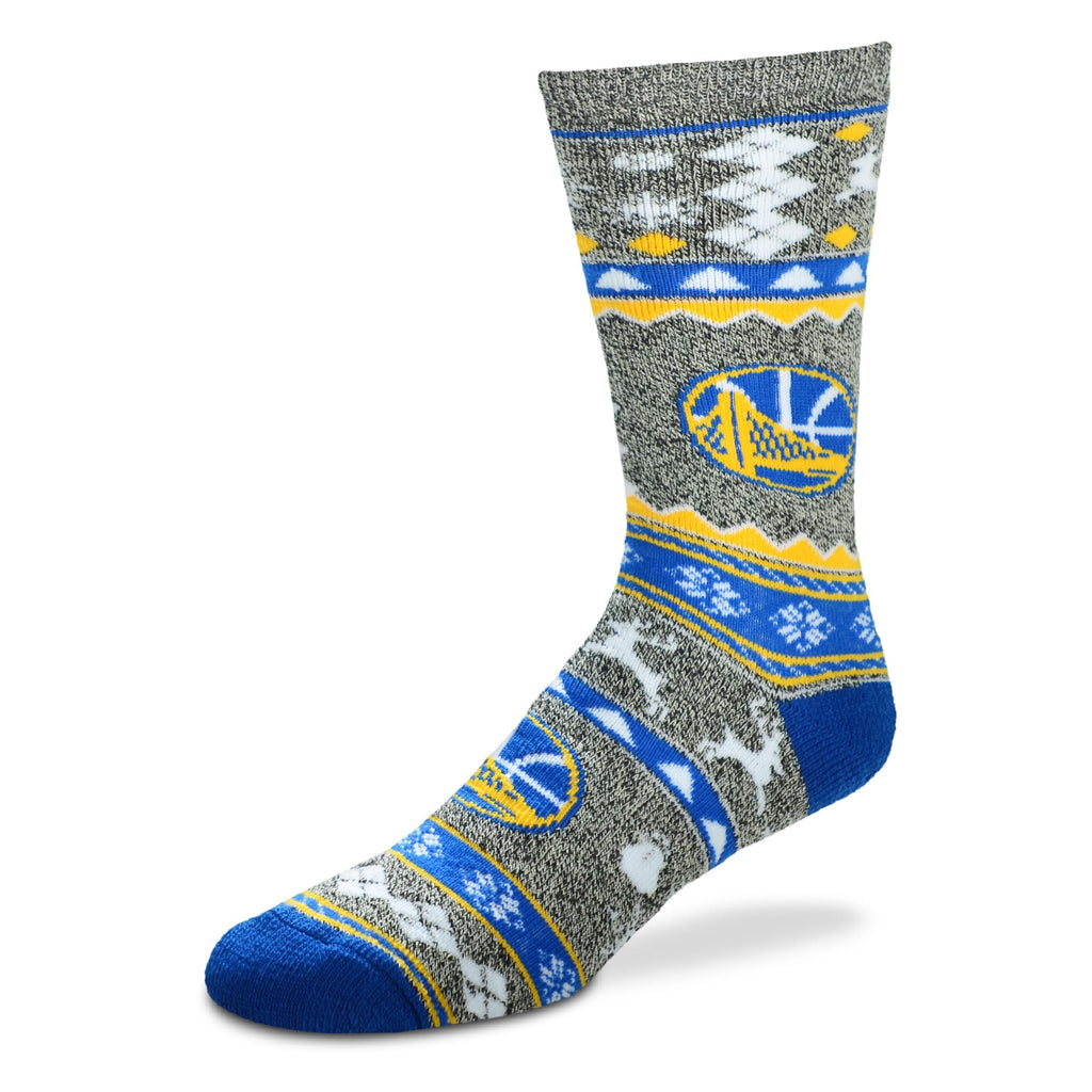 Golden State Warriors Christmas Socks - Large