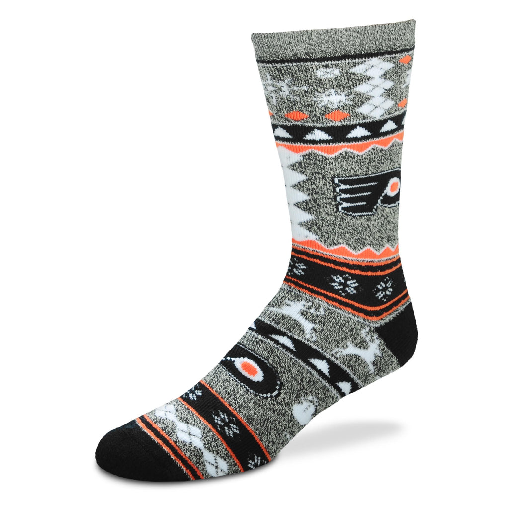 Philadelphia Flyers Christmas Socks - Large