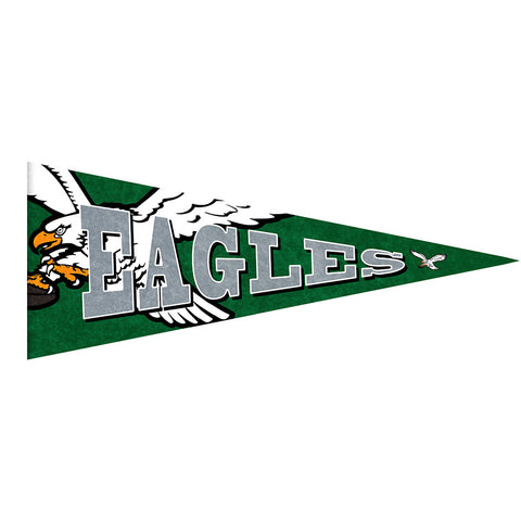 Philadelphia Eagles Retro 24" Wooden Pennant Sign