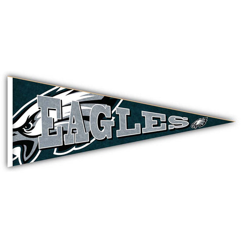 Philadelphia Eagles 24" Wooden Pennant Sign