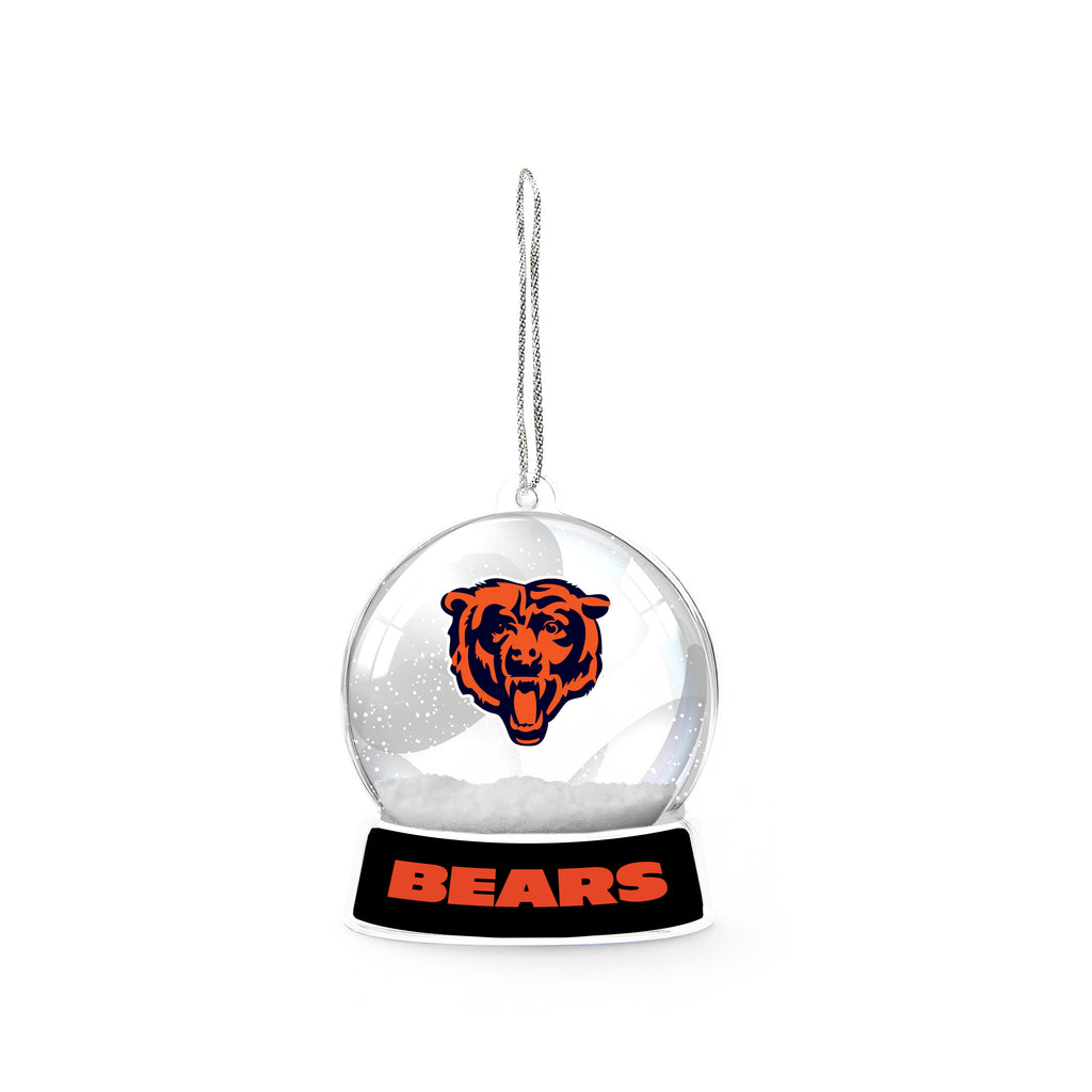 Chicago Bears Snowglobe Acrylic Ornament