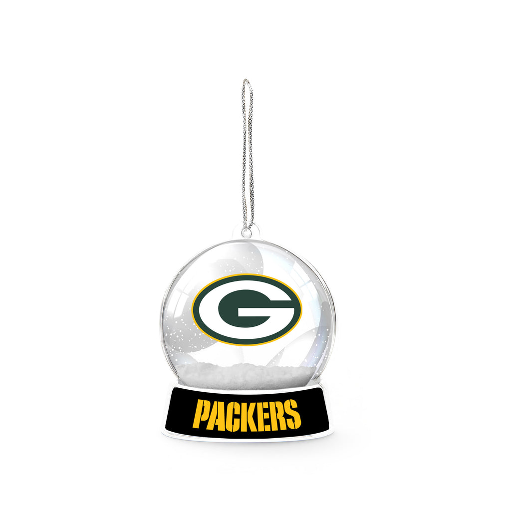 Green Bay Packers Snowglobe Acrylic Ornament
