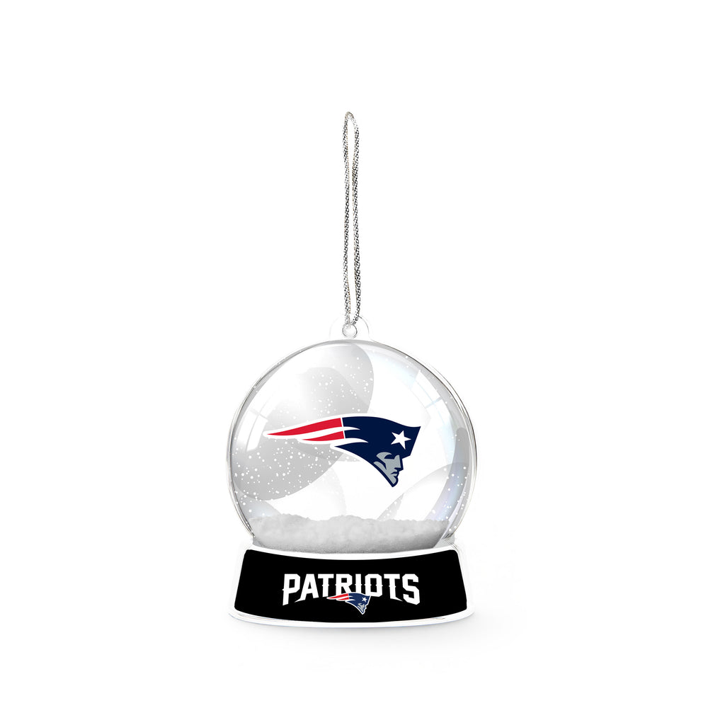 New England Patriots Snowglobe Acrylic Ornament