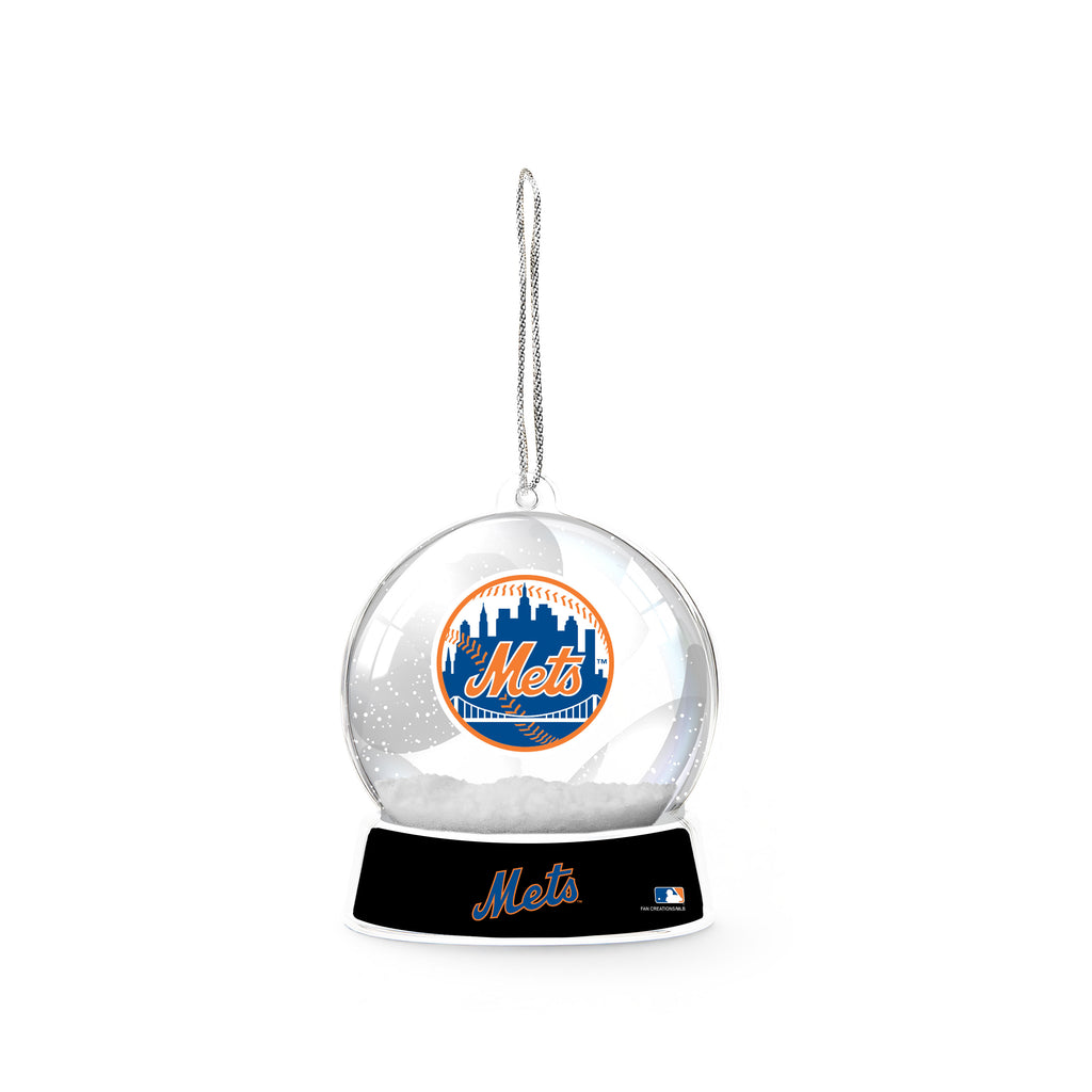 New York Mets Snowglobe Acrylic Ornament