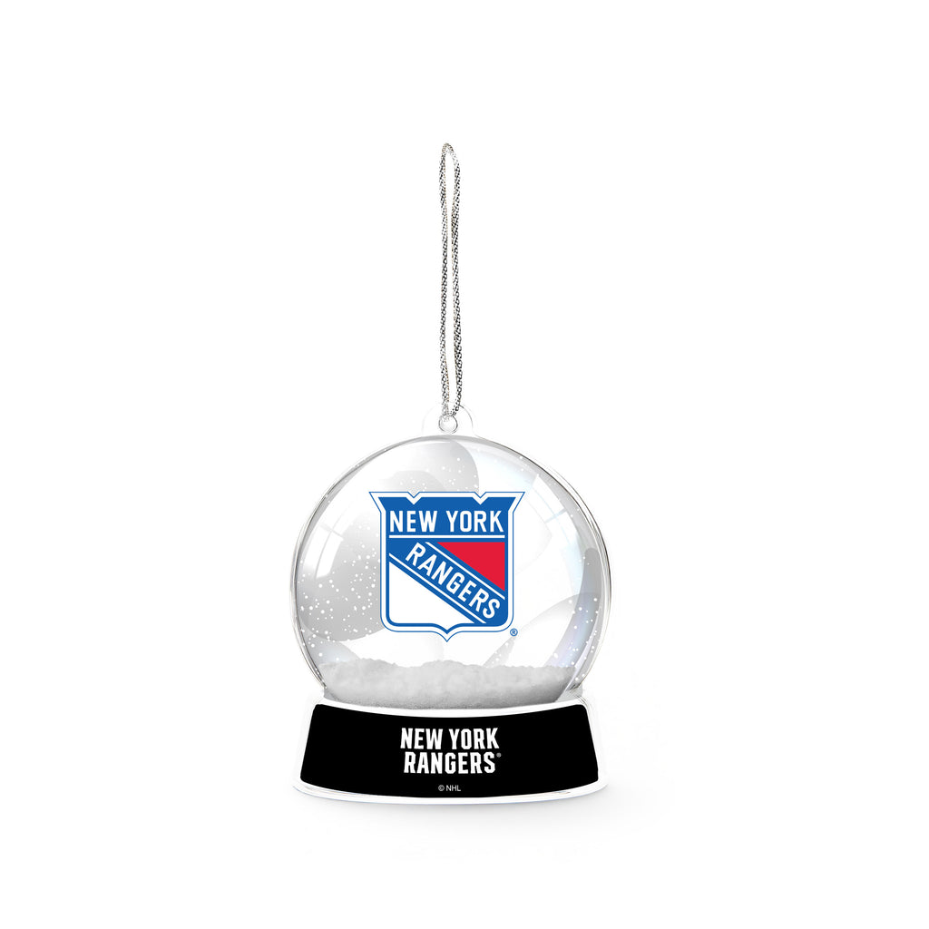 New York Rangers Snowglobe Acrylic Ornament