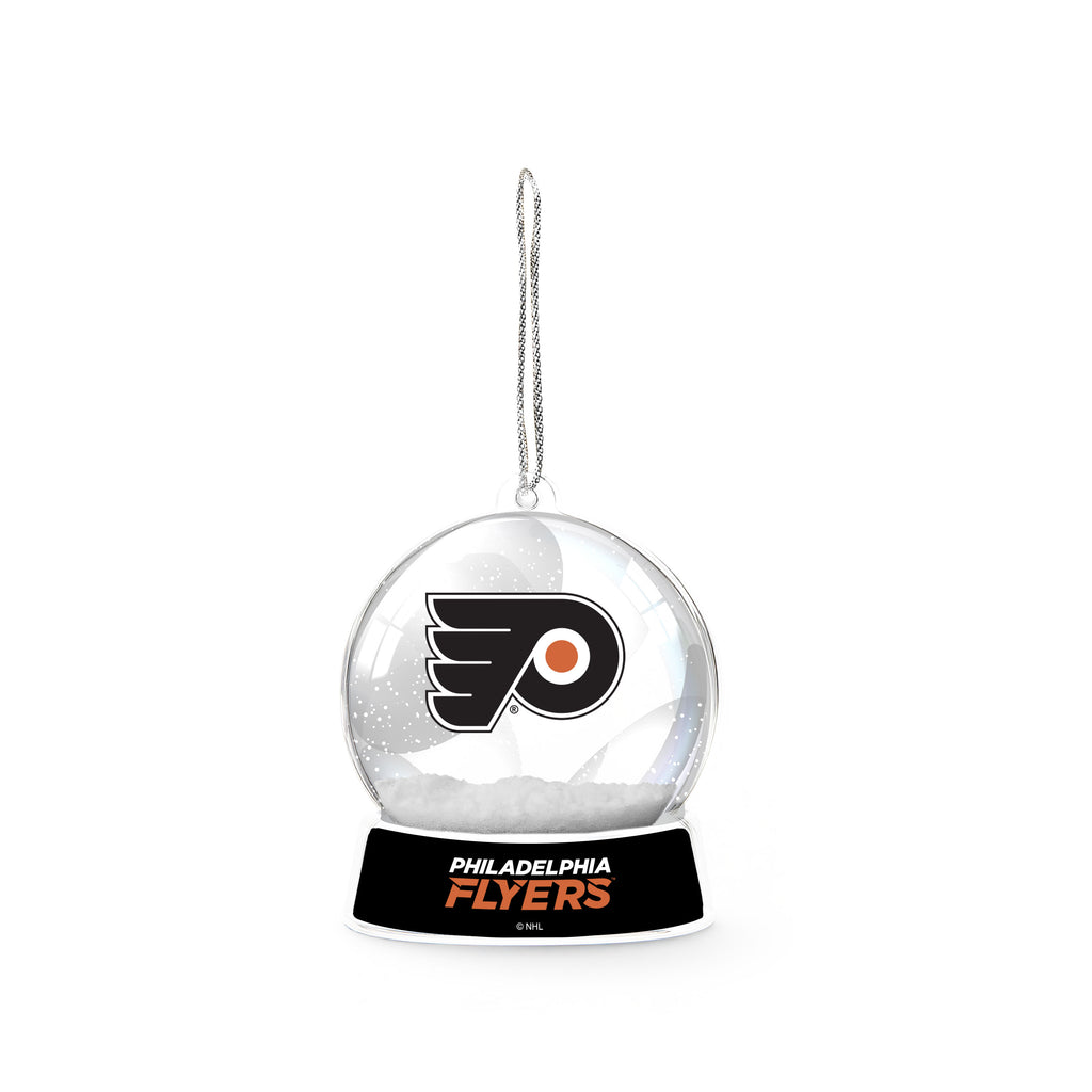 Philadelphia Flyers Snowglobe Acrylic Ornament