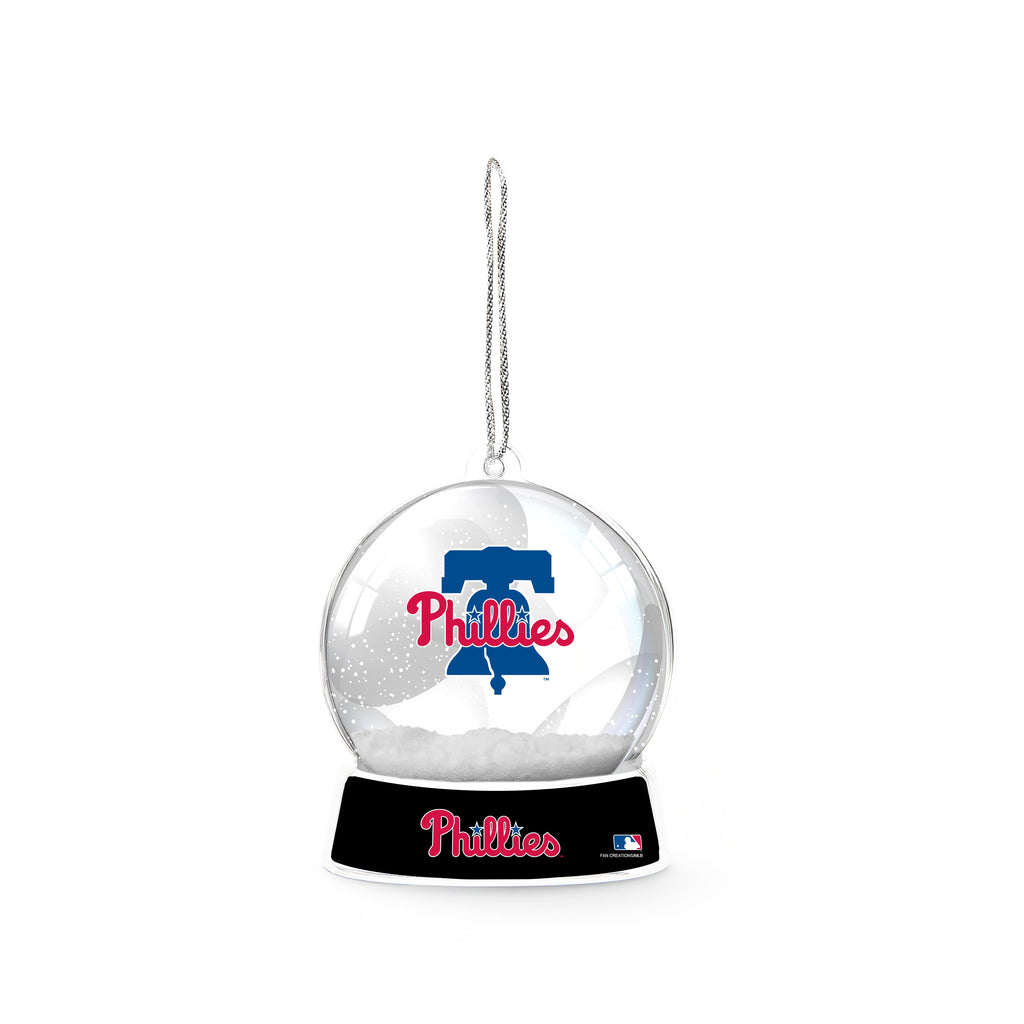 Philadelphia Phillies Snowglobe Acrylic Ornament