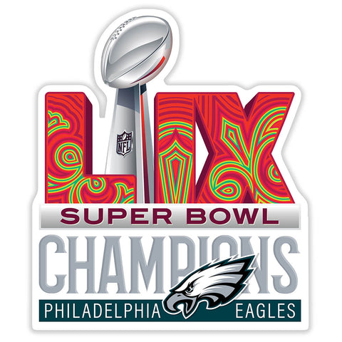 Super Bowl LIX Champions 24" Logo Cutout Wood Sign
