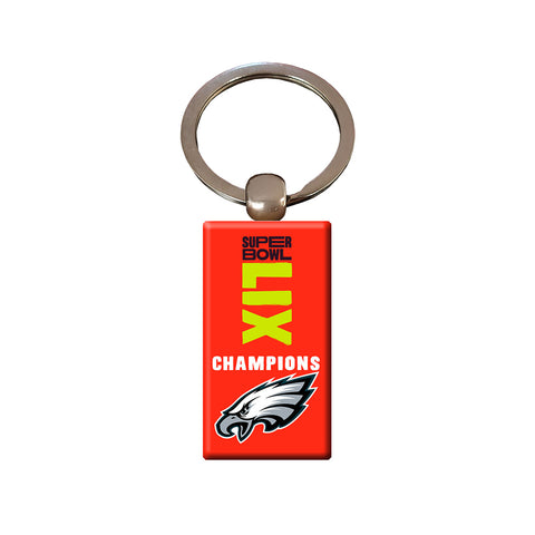 Super Bowl LIX Champions Wooden Keychain