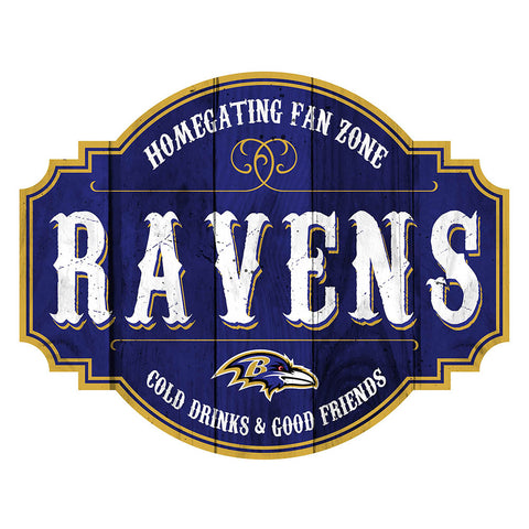 Baltimore Ravens 12" Homegating Tavern Sign