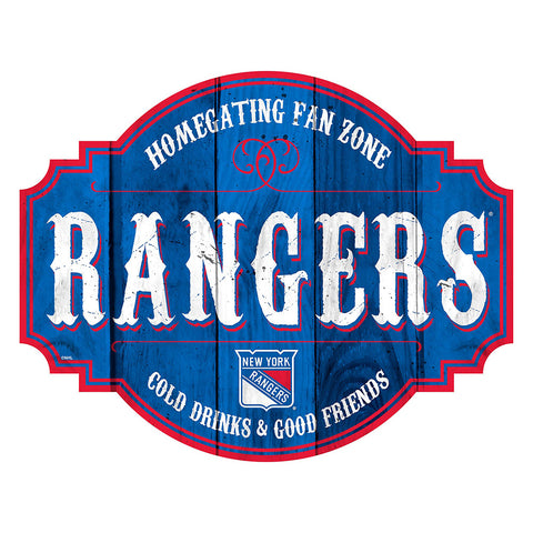 New York Rangers 12" Homegating Tavern Sign