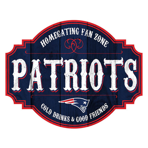 New England Patriots 12" Homegating Tavern Sign
