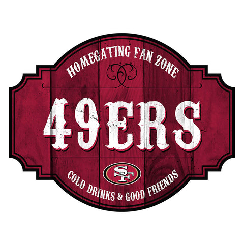 San Francisco 49ers 12" Homegating Tavern Sign