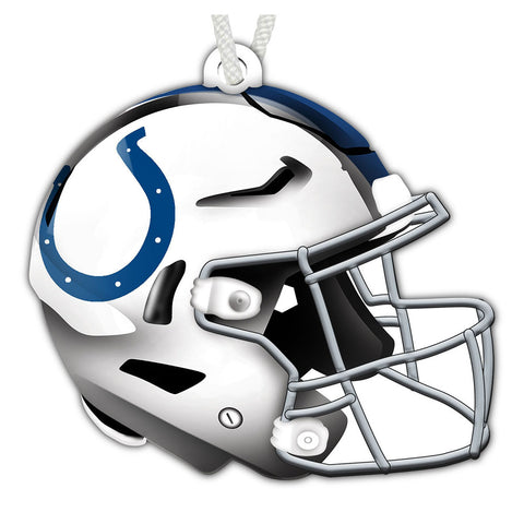 Indianapolis Colts Authentic Wooden Helmet Ornament