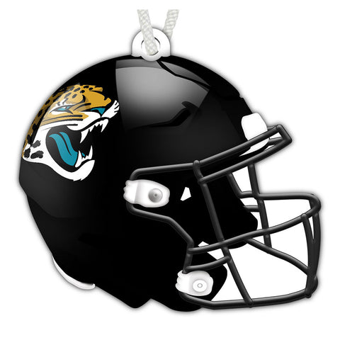 Jacksonville Jaguars Authentic Wooden Helmet Ornament