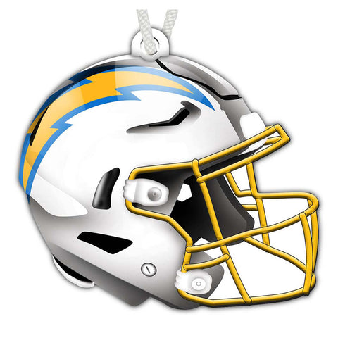 Los Angeles Chargers Authentic Wooden Helmet Ornament