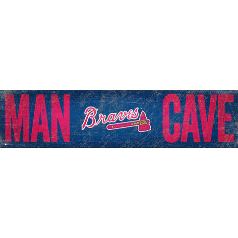 Atlanta Braves Man Cave Wooden Sign