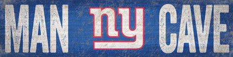 New York Giants Man Cave Wooden Sign