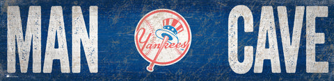 New York Yankees Man Cave Wooden Sign