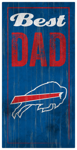 Buffalo Bills World's Greatest Dad Wooden Sign