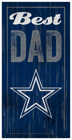 Dallas Cowboys World's Greatest Dad Wooden Sign