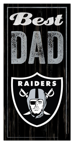 Las Vegas Raiders World's Greatest Dad Wooden Sign