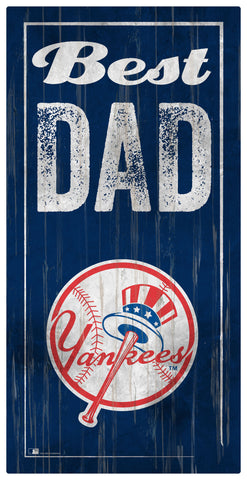 New York Yankees World's Greatest Dad Wooden Sign
