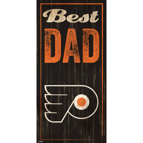 Philadelphia Flyers World's Greatest Dad Wooden Sign