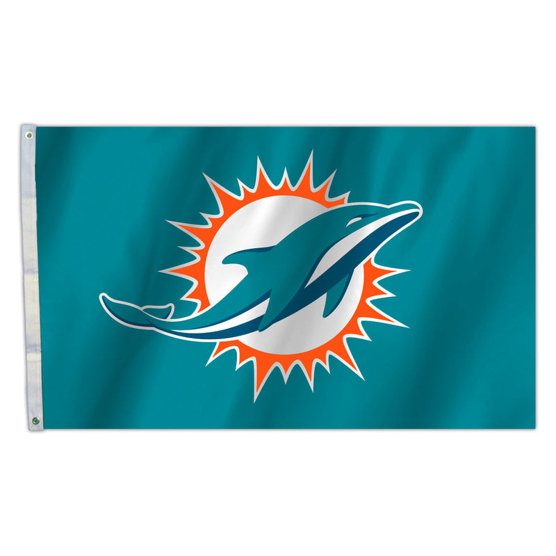 Miami Dolphins 3' x 5' Logo Flag