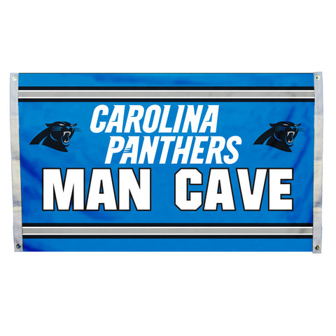 Carolina Panthers 3' x 5' Man Cave Flag
