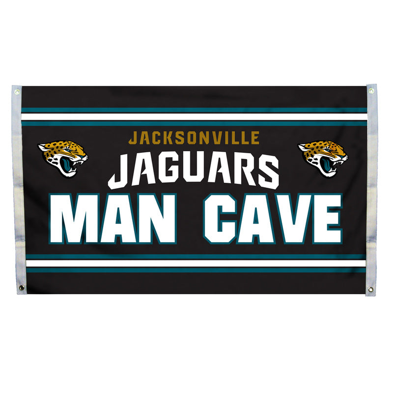 Jacksonville Jaguars 3' x 5' Man Cave Flag