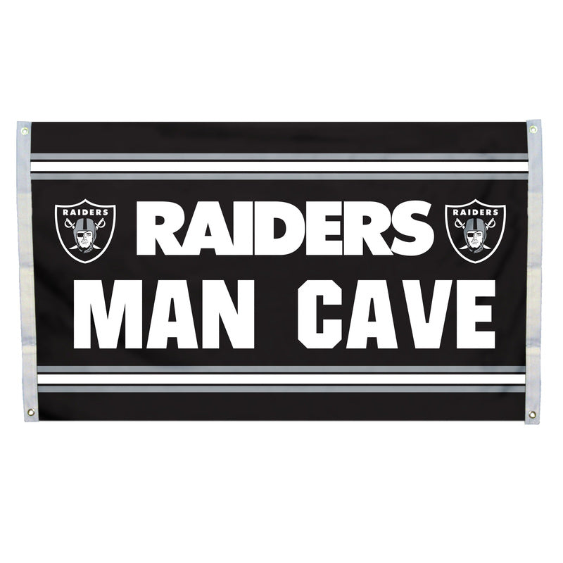 Las Vegas Raiders 3' x 5' Man Cave Flag