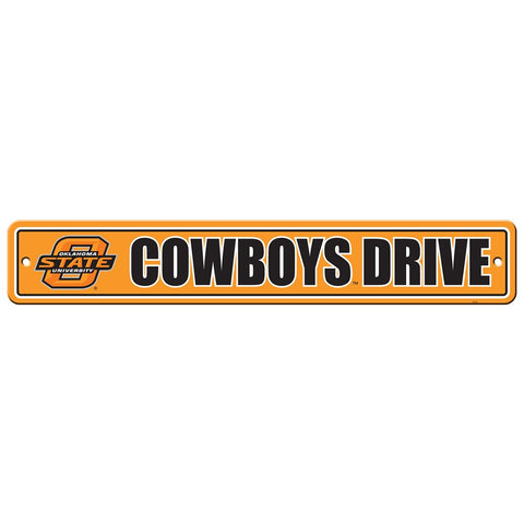 Oklahoma State Cowboys Drive Sign