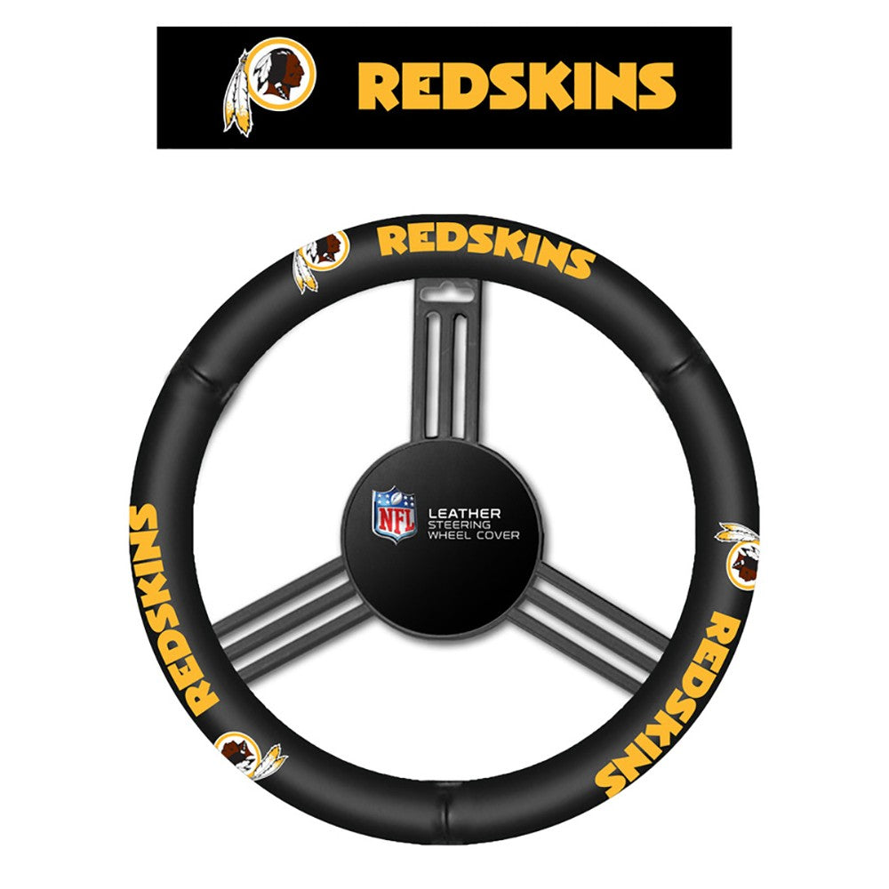 Washington Redskins Leather Steering Wheel
