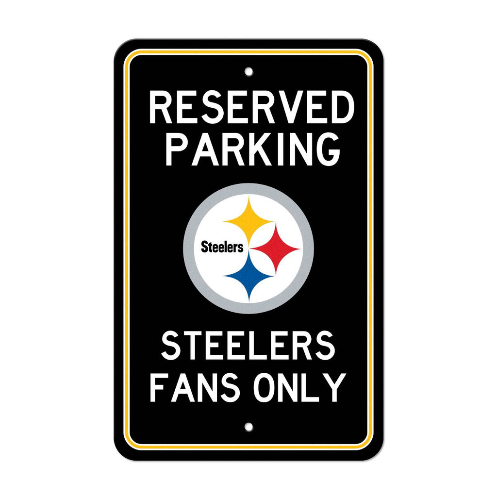 Pittsburgh Steelers Reserved Parking Sign
