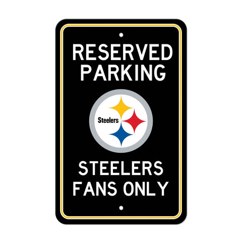 Pittsburgh Steelers Reserved Parking Sign