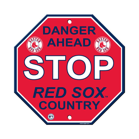 Boston Red Sox Stop Sign